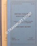 Book cover of Sectional Appendix to Working Timetable and books of Rules and Regulations - Southern Section - February 1975 by British Railways London Midland Region